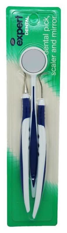 Boots Expert Dental Pick Scaler & Mirror (3 pack)