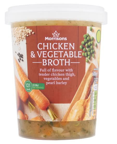 Morrisons Chicken & Vegetable Broth (600g)