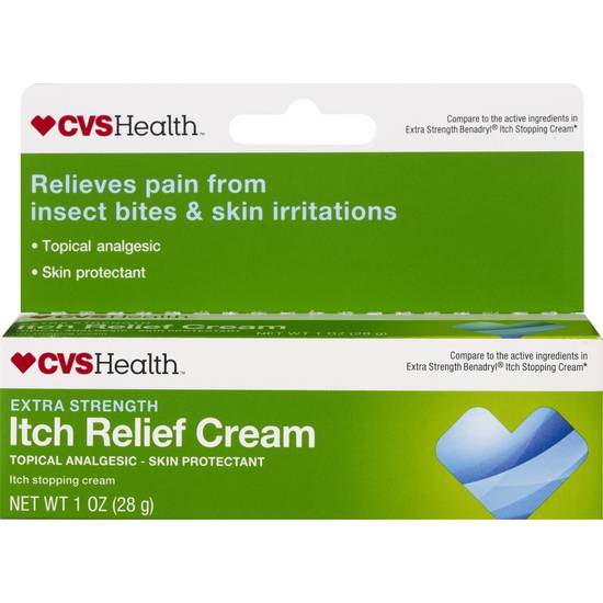 CVS Health Extra Strength Itch Relief Cream, 1 OZ