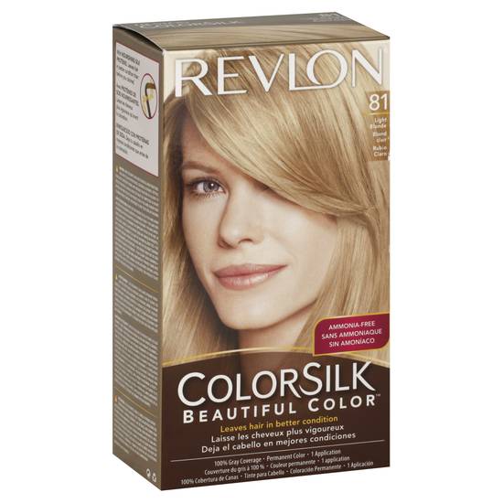 Revlon Colorsilk 81 Light Blonde Beautiful Color