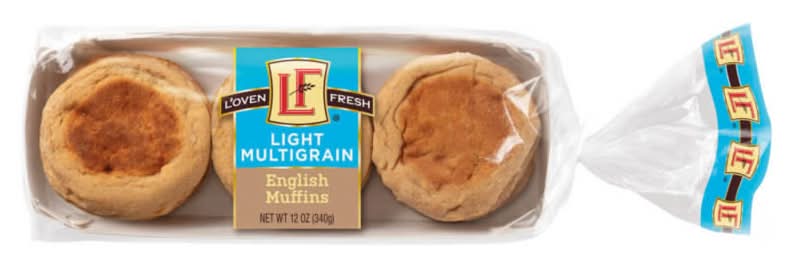 L'oven Fresh Light Multigrain English Muffin