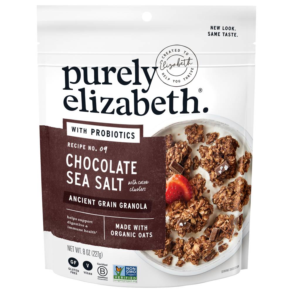 Purely Elizabeth Chocolate Sea Salt Probiotic Granola