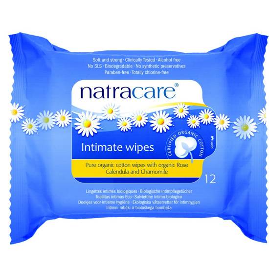 Lingettes intimes x12 - NATRACARE