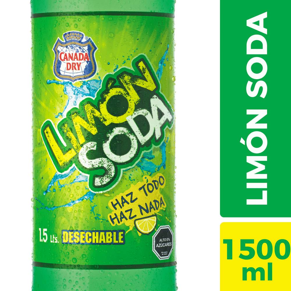 Limón soda bebida fantasía sabor limón (botella 1.5 l)