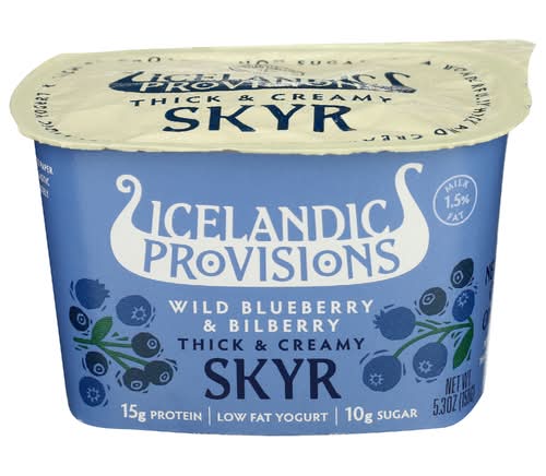 Icelandic Provisions Blueberry Bilberry Skyr Yogurt