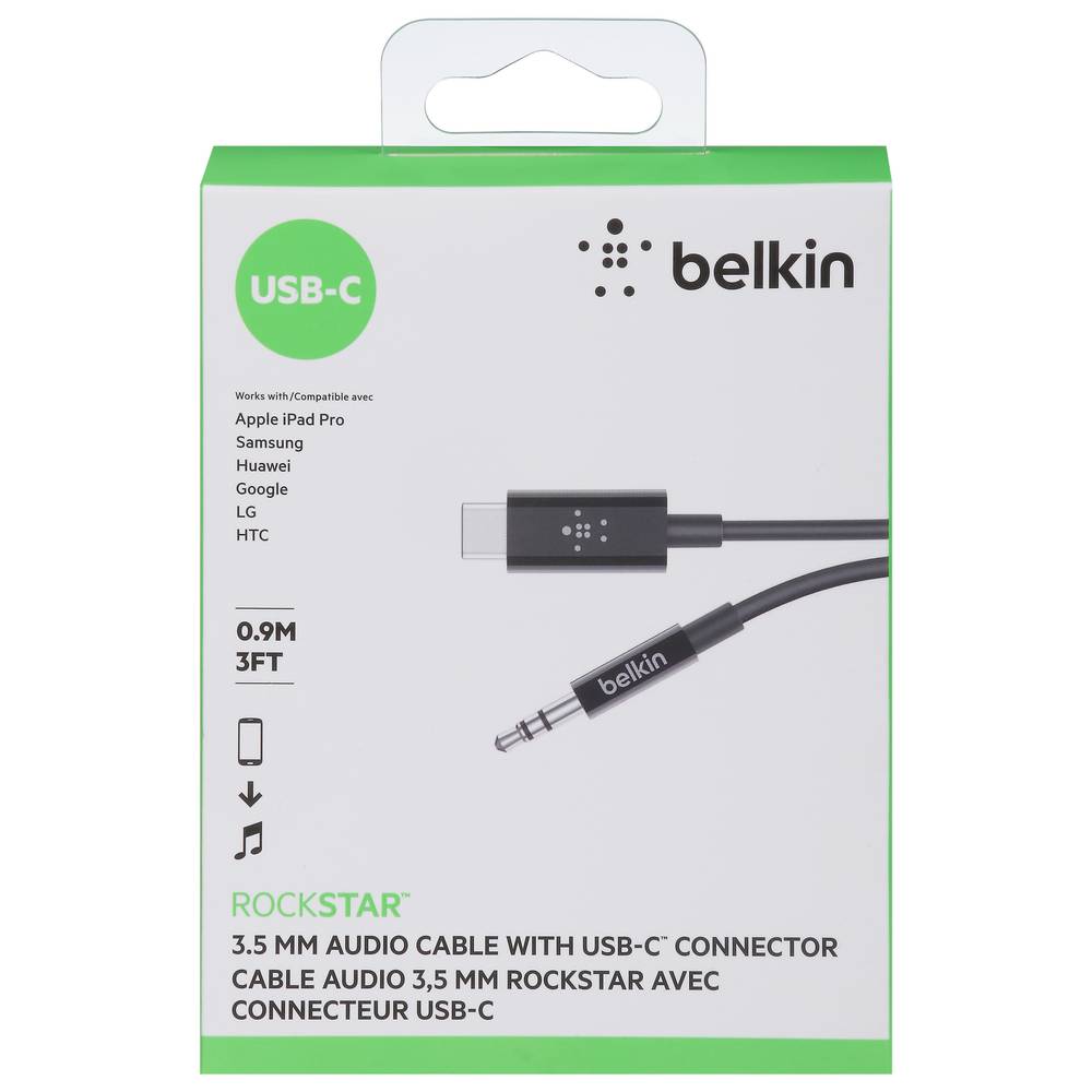 Belkin Audio Cable With Usb-C Connector, 3.5 mm