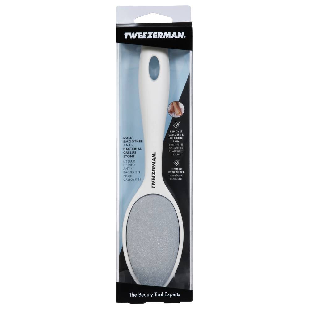 Tweezerman Anti-Bacterial Callus Stone Sole Smoother (1 ct)