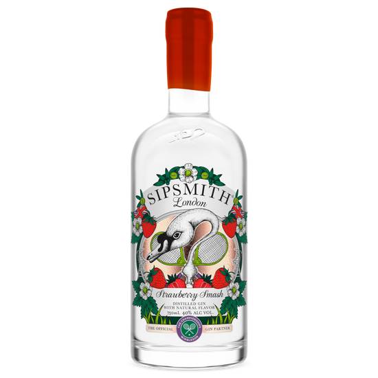 Sipsmith Strawberry Smash Gin (750ml bottle)