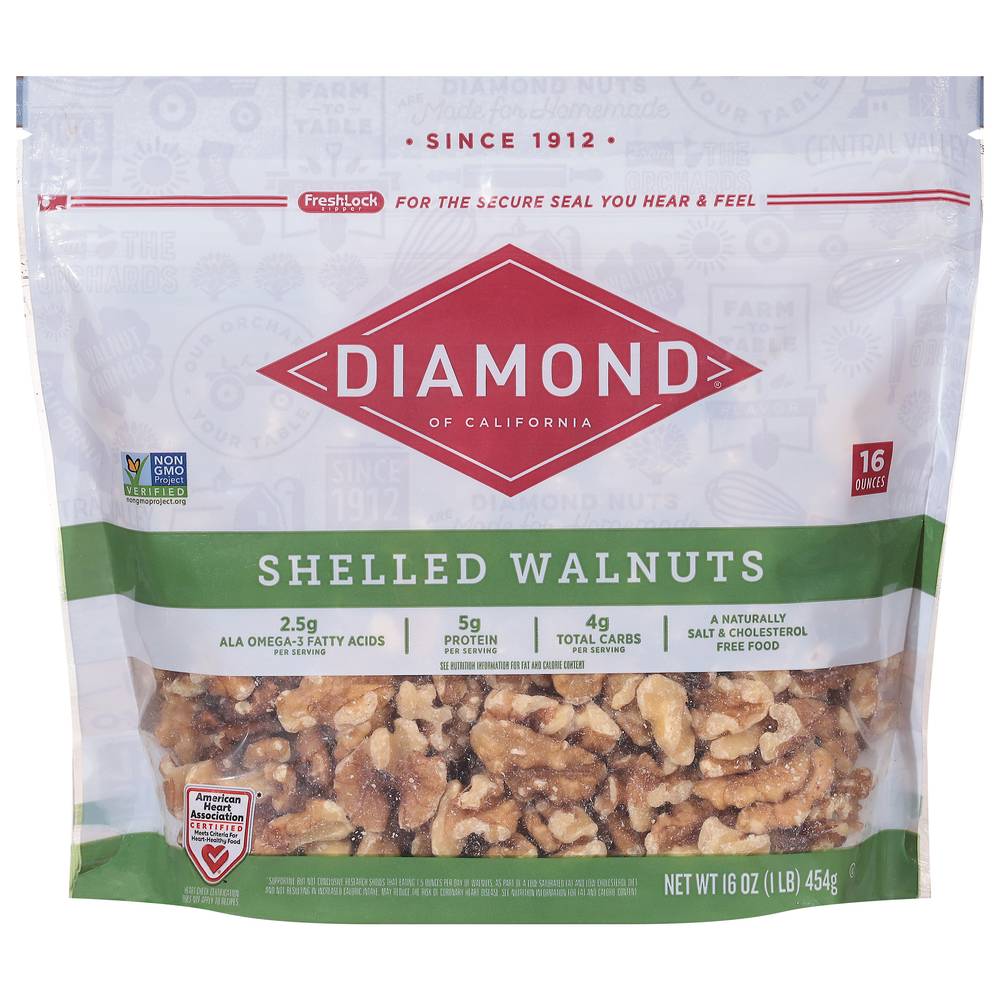 Diamond Of California Shelled Walnuts