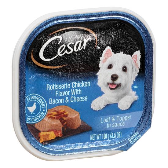 Cesar Rotisserie Chicken With Bacon & Cheese Canine Cuisine