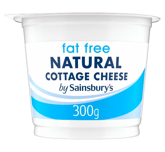 Sainsbury's Fat Free Natural Cottage Cheese (300g)