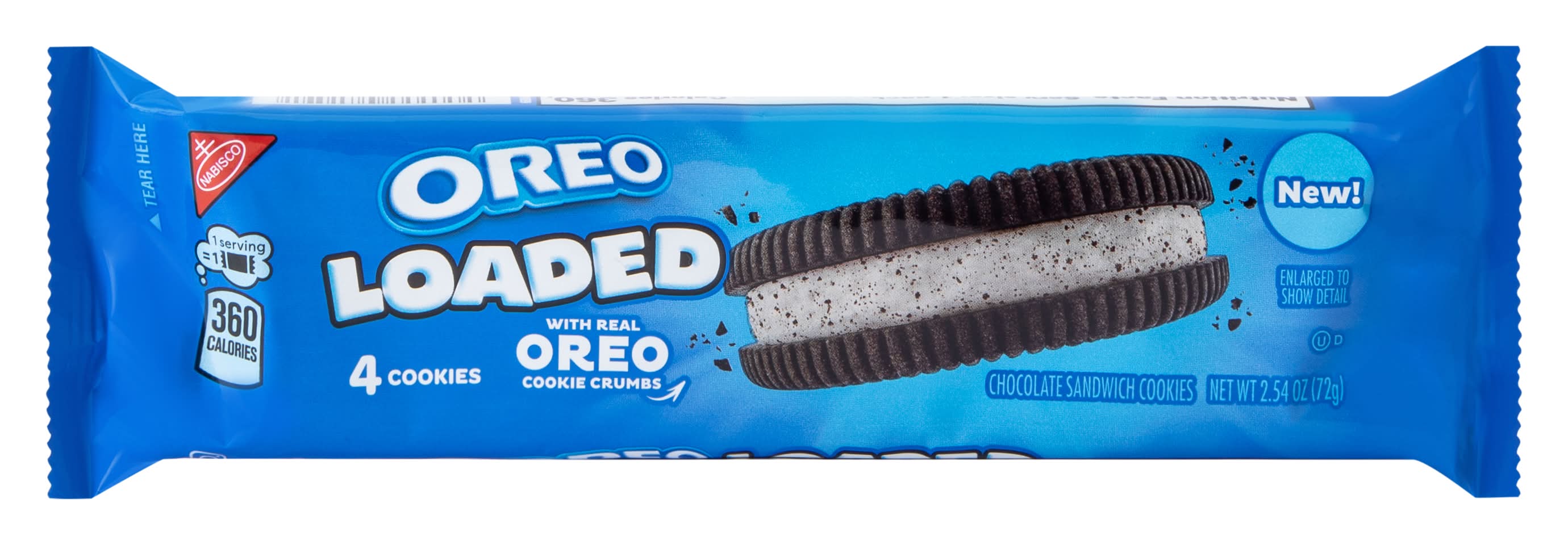 Oreo Loaded Chocolate Sandwich Cookies 2.54oz