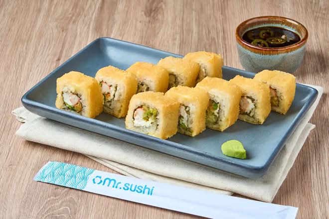 Mr. Manchego - Queso Manchego Crunchy, Cangrejo y Aguacate