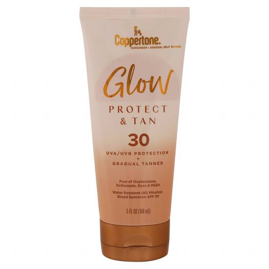 Coppertone Glow Broad Spectrum Spf 30 Protect & Tan Sunscreen