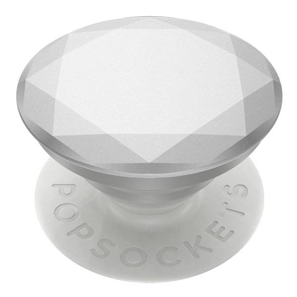 Popsocket Metallic Diamond Silver Phone Stand