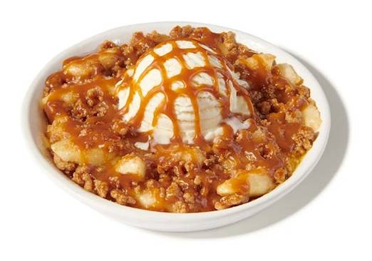 Oven-Baked Caramel Apple Pie Crisp