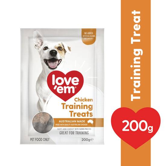 Love'em Dog Training Treats Chicken 200g