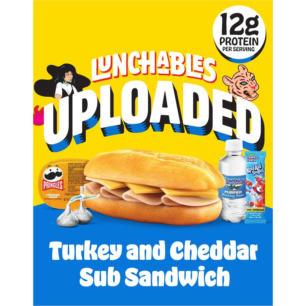 Lunchables Uploaded Turkey & Cheddar Sub Sandwich Lunch Combinations (5 oz)