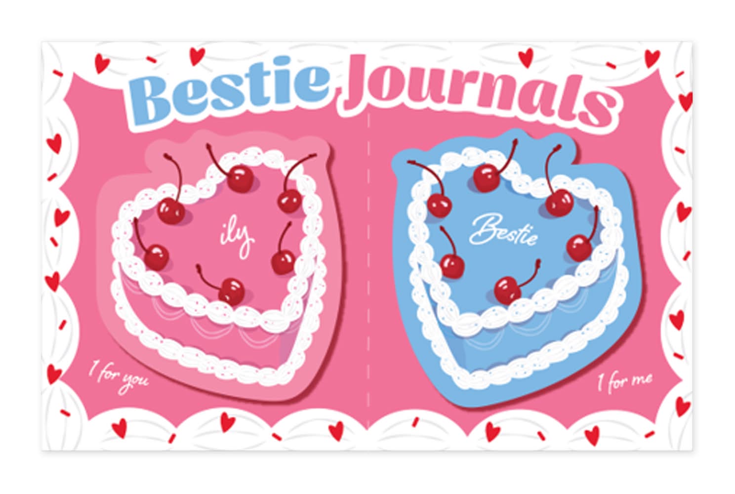 Bestie Foodie Journals Cake