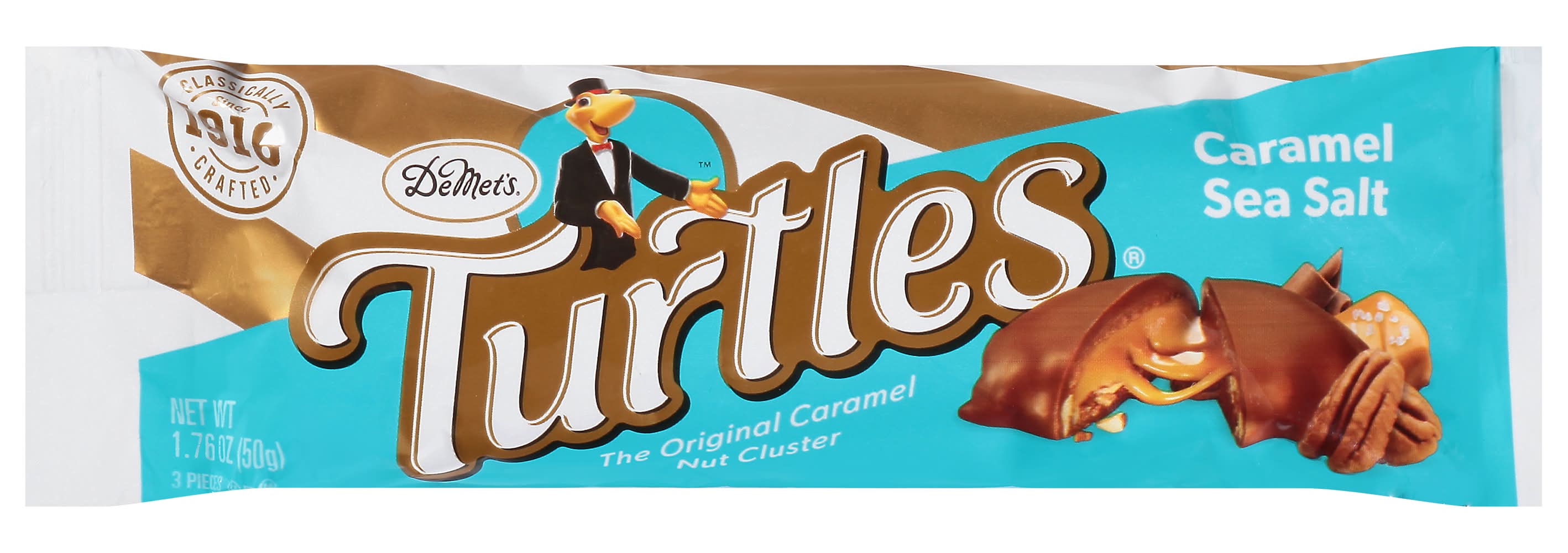 Turtles Sea Salt Caramel King Size Candy Bar (1.8 oz)