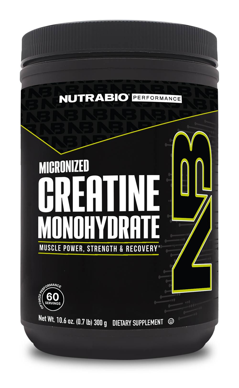 NutraBio Creatine Monohydrate (10.6 oz)