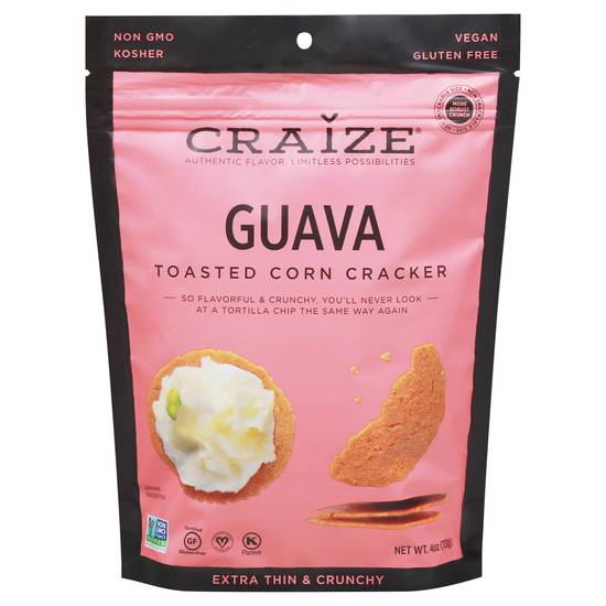 Craize Guava Corn Crisps (4 oz)