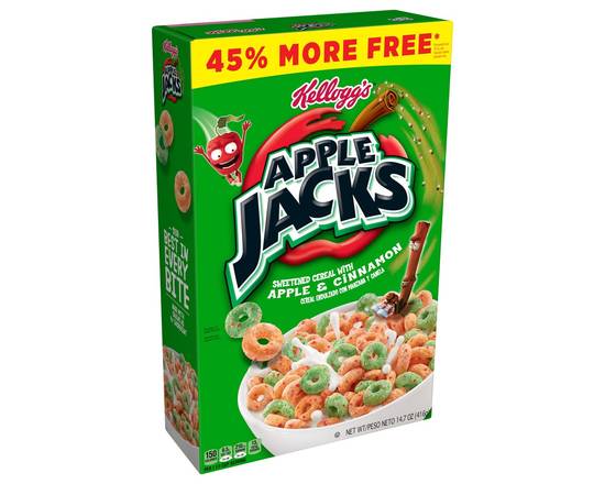 Apple Jacks · Sweetened Cereal with Apple & Cinnamon (14.7 oz)