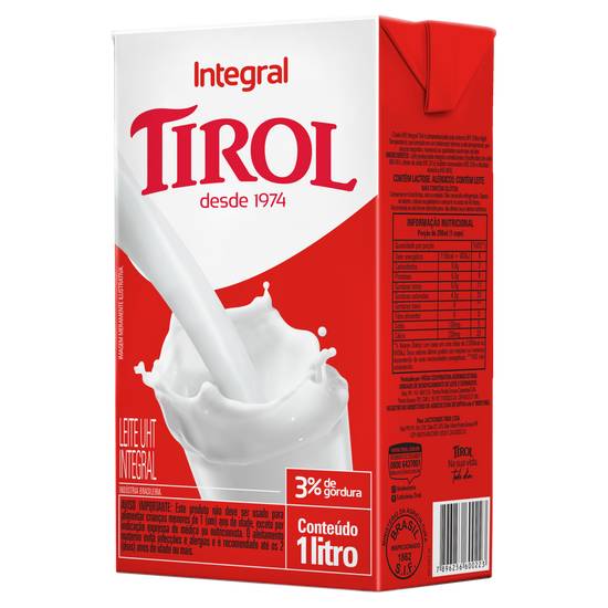 Tirol leite integral uht (1 l)