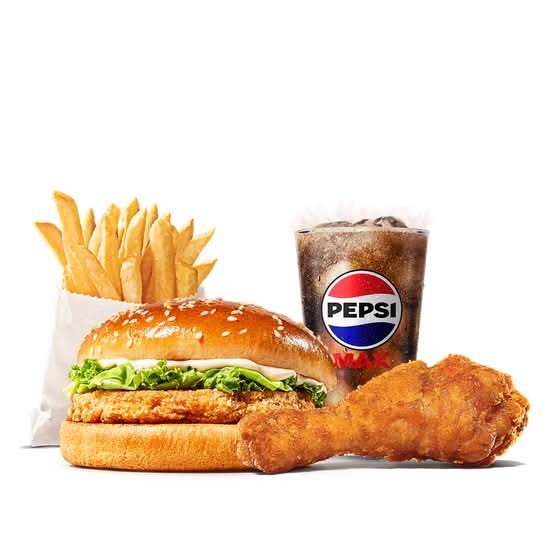 Chicken Burger King Box