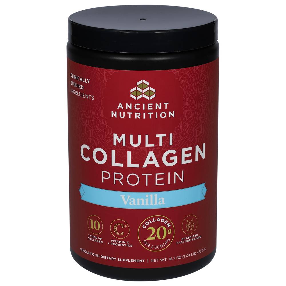 Ancient Nutrition Vanilla Multi Collagen Protein