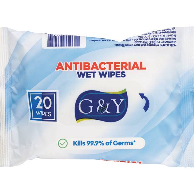 G&Y Antibacterial Hand Wipes-20