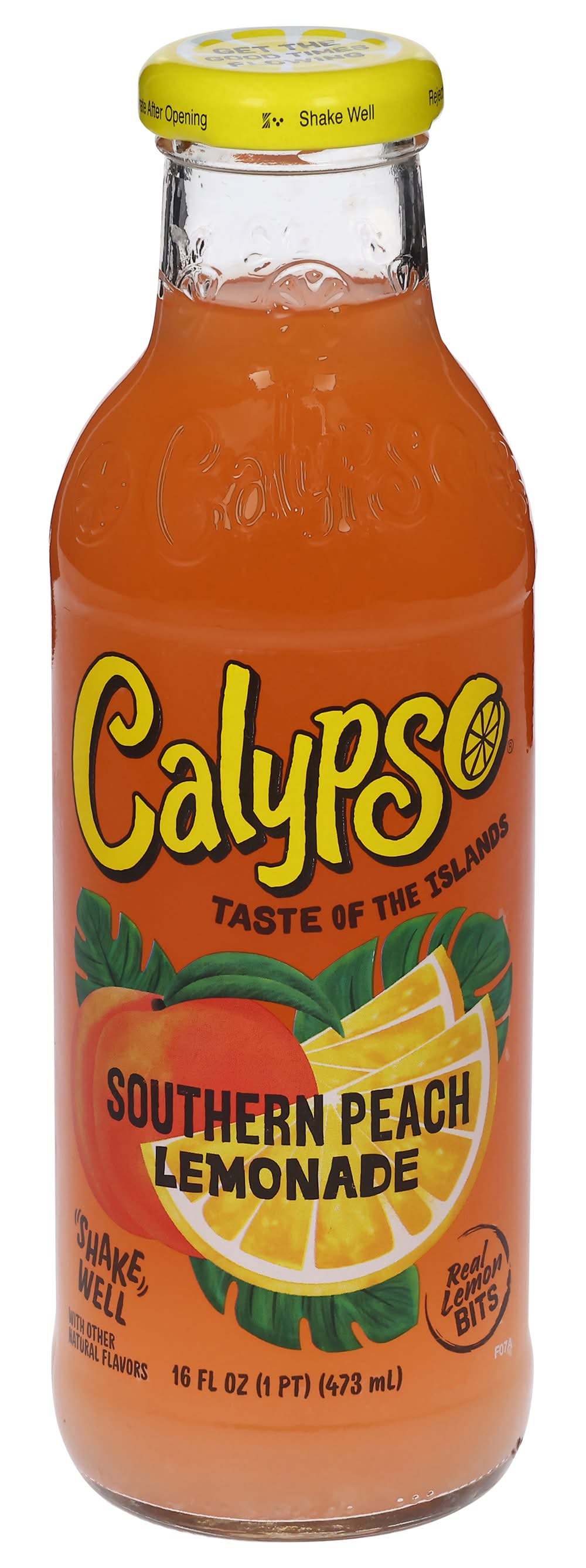 Calypso Taste Of the Islands Flavored Lemonade, Southern Peach (16 fl oz)