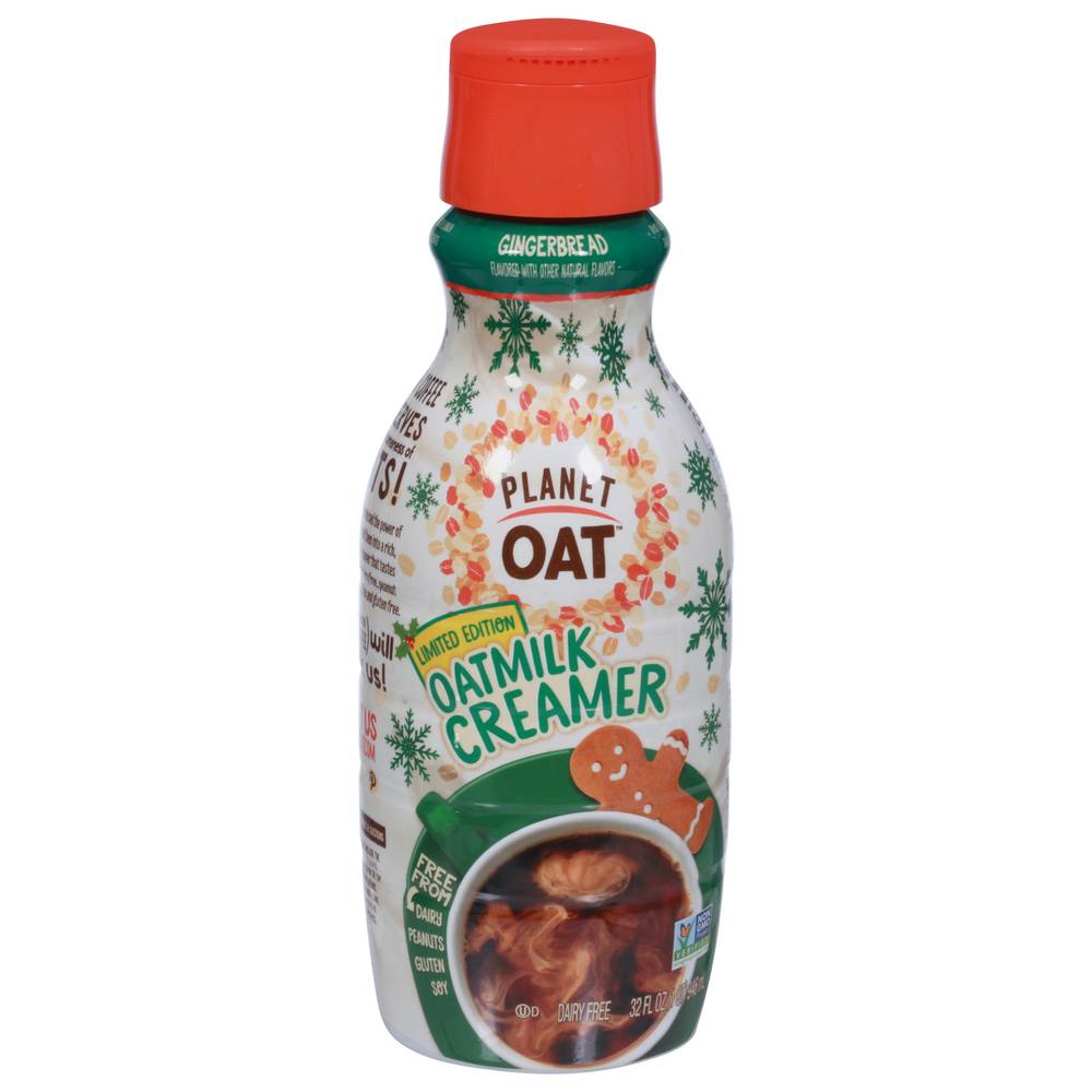 Planet Oat Oatmilk Creamer, Ginger Bread (32 fl oz)