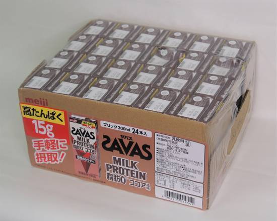 SAVAS (ザバス)ミルクプロテインココア風味200mlX 24