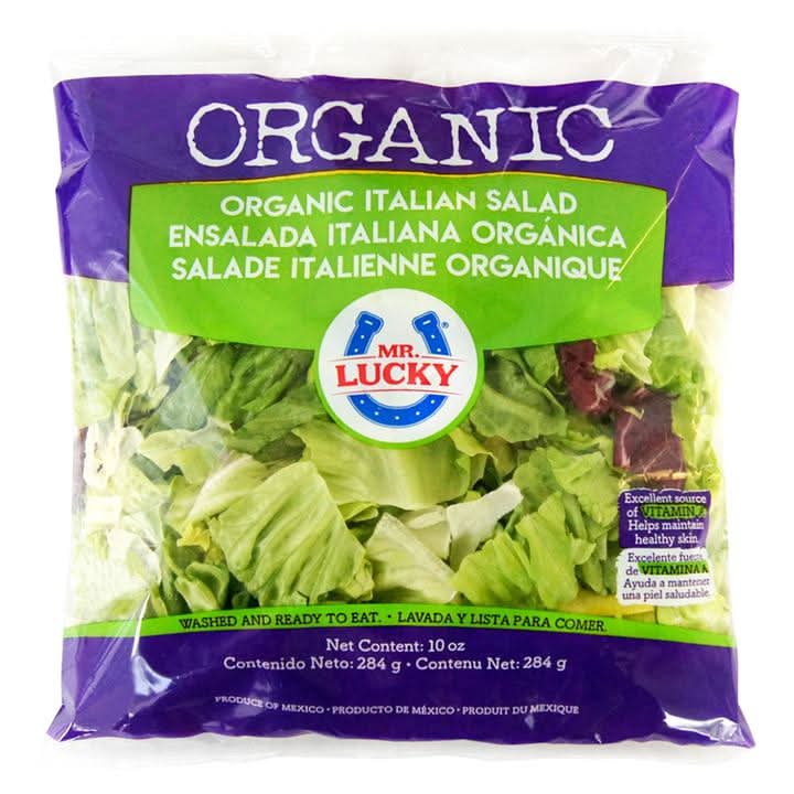 Mr Lucky Ensalada italiana orgánica (Bolsa 284 g)