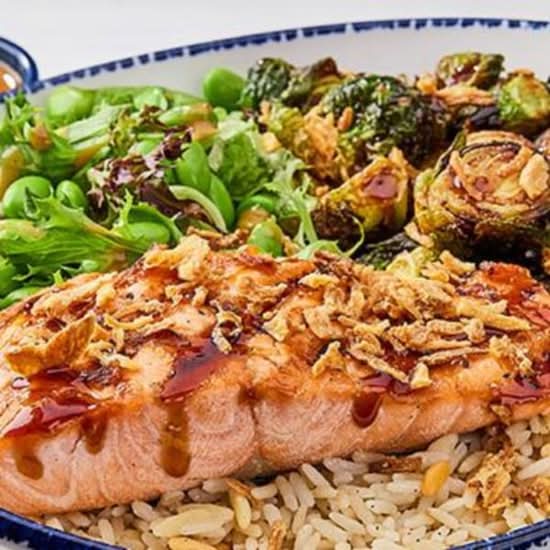 Sesame-Soy Salmon** Bowl