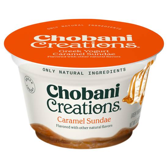 Chobani Creations Greek Yogurt (caramel sundae)