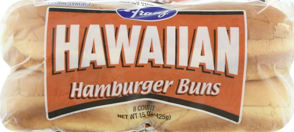 Franz Hawaiian Hamburger Buns (8 ct)