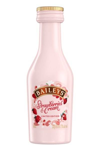 Baileys Strawberries & Cream Irish Cream Liqueur (50ml bottle)