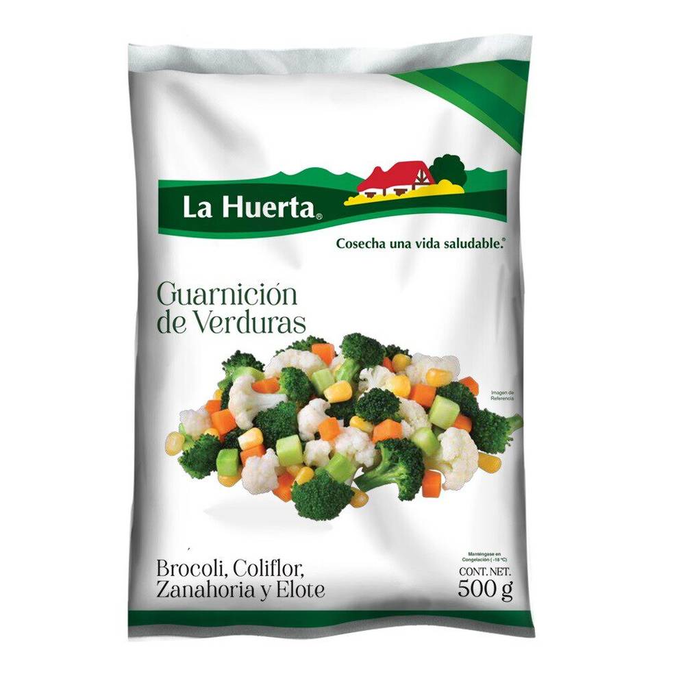 La huerta guarnición de verduras