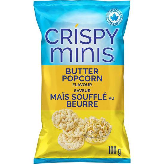 Crispy Minis Butter Popcorn Rice Chips (100g)