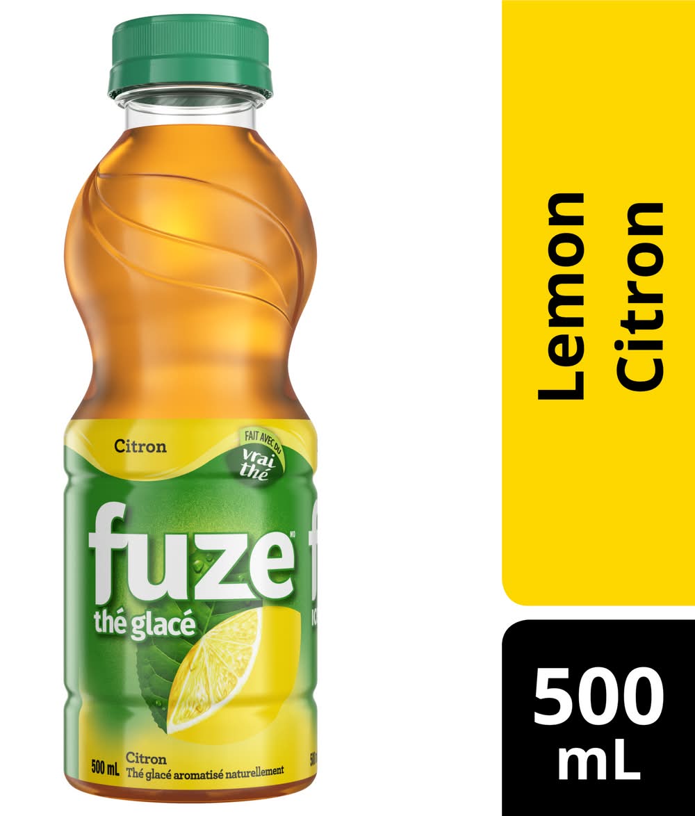 Fuze Tea Flavored Iced Tea, Lemon (500 ml)