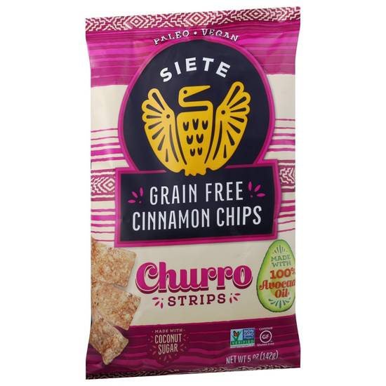 Paleo Vegan Grain Free Churro Cinnamon Strips Siete 5 oz
