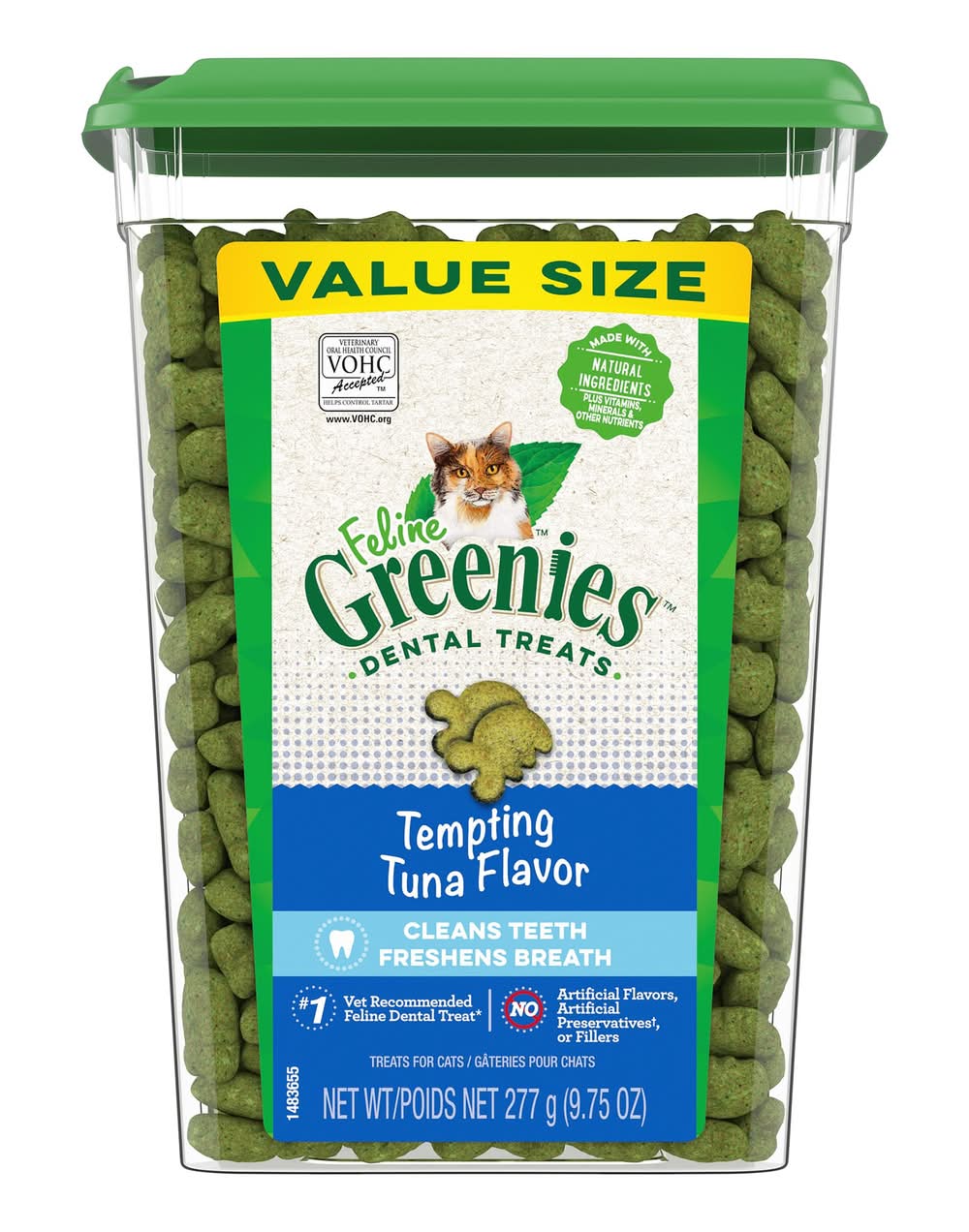 Greenies™ Feline Greenies Adult Cat Dental Treats - Dental Care, Natural, Tuna (Flavor: Tuna, Size: 9.75 Oz)