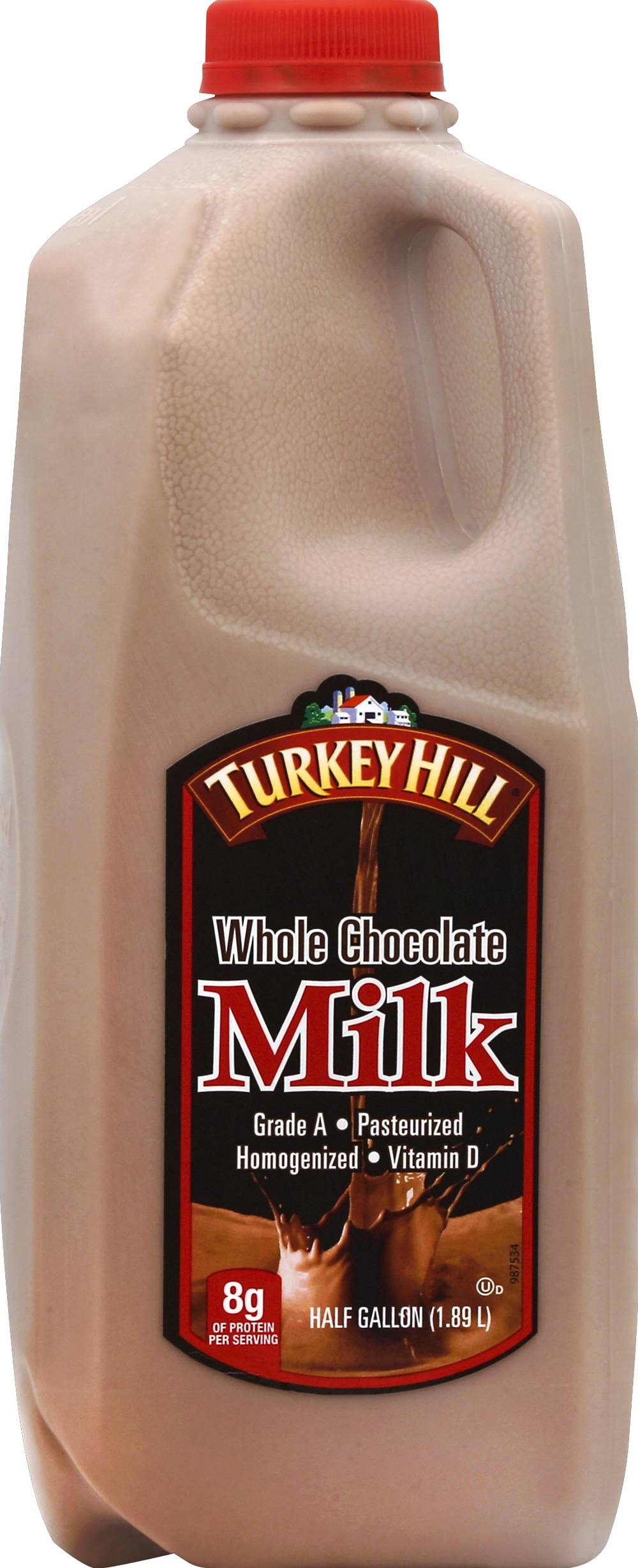 Turkey Hill Whole Milk, Chocolate (0.5 gal)