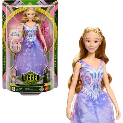Wicked Universal Pictures' For Good Singing Glinda Doll 4+ Years