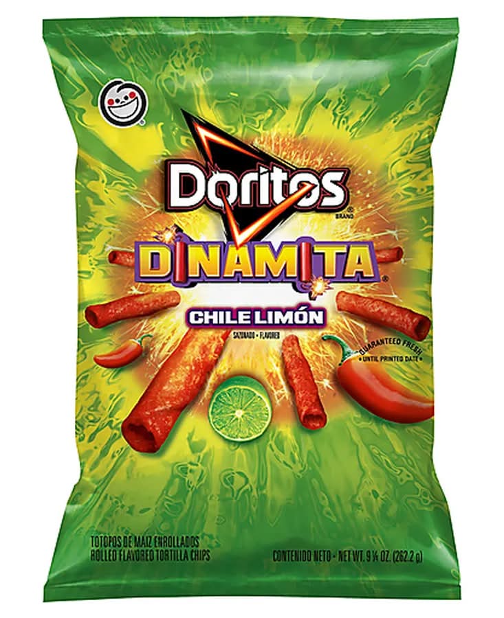 Doritos Dinamita Chile Limon Rolled Tortilla Chips