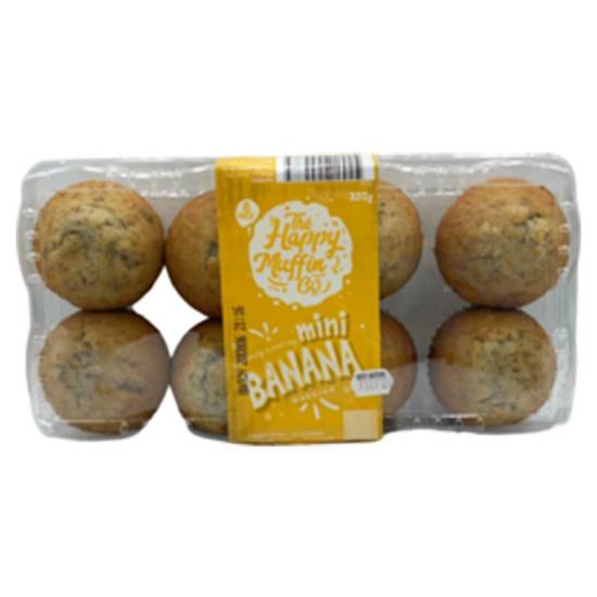 Happy Muffin Co Mini Banana (8 Pack)