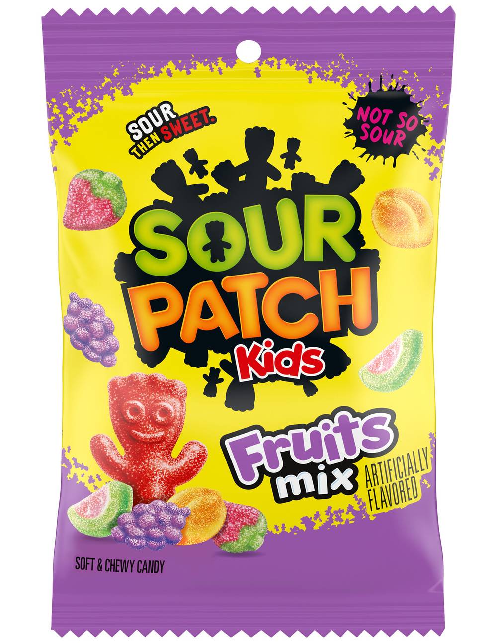 Sour Patch Kids Soft & Chewy Candy, Fruits Mix (7.35 oz)