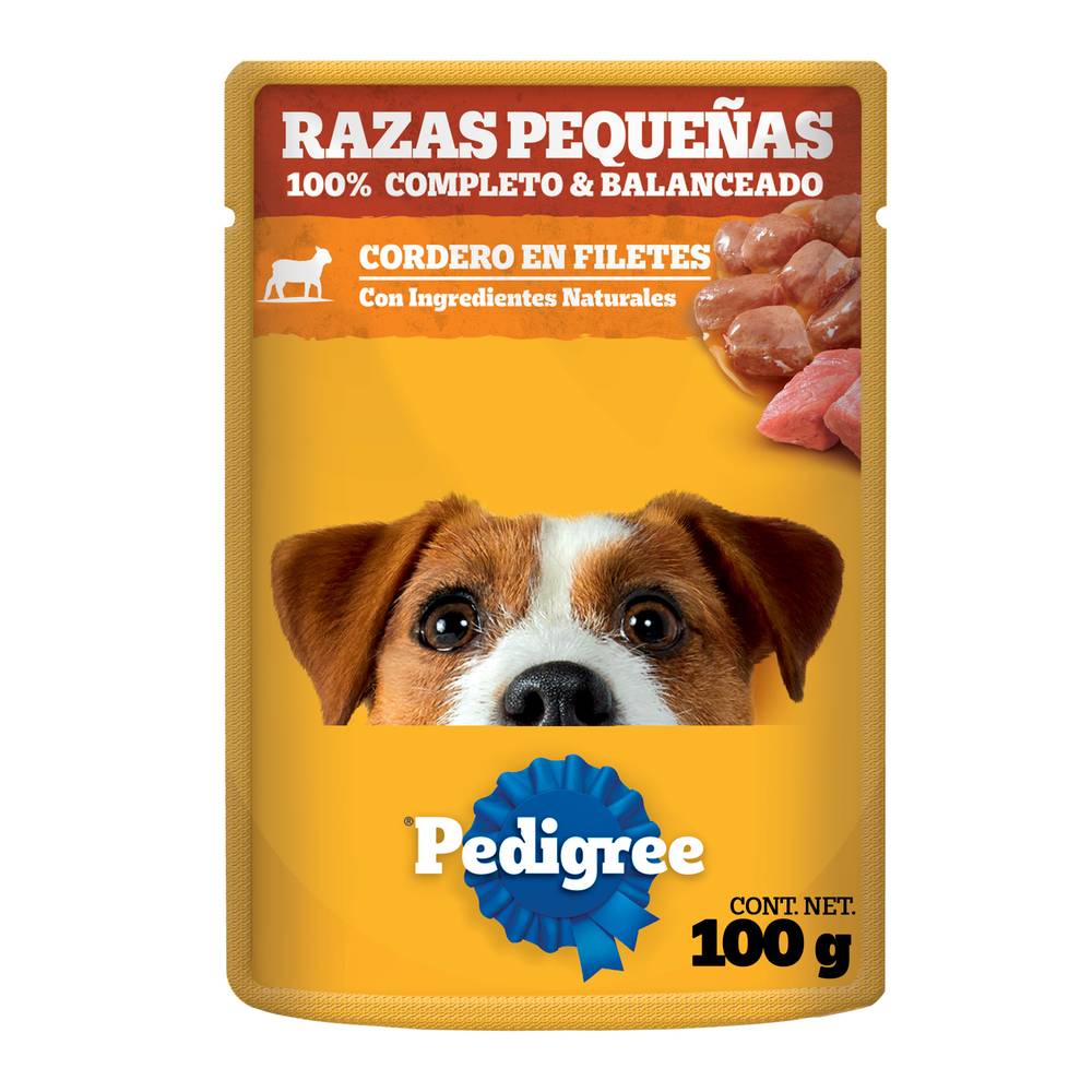 Pedigree · Alimento húmedo para razas pequeñas sabor cordero (100 g)